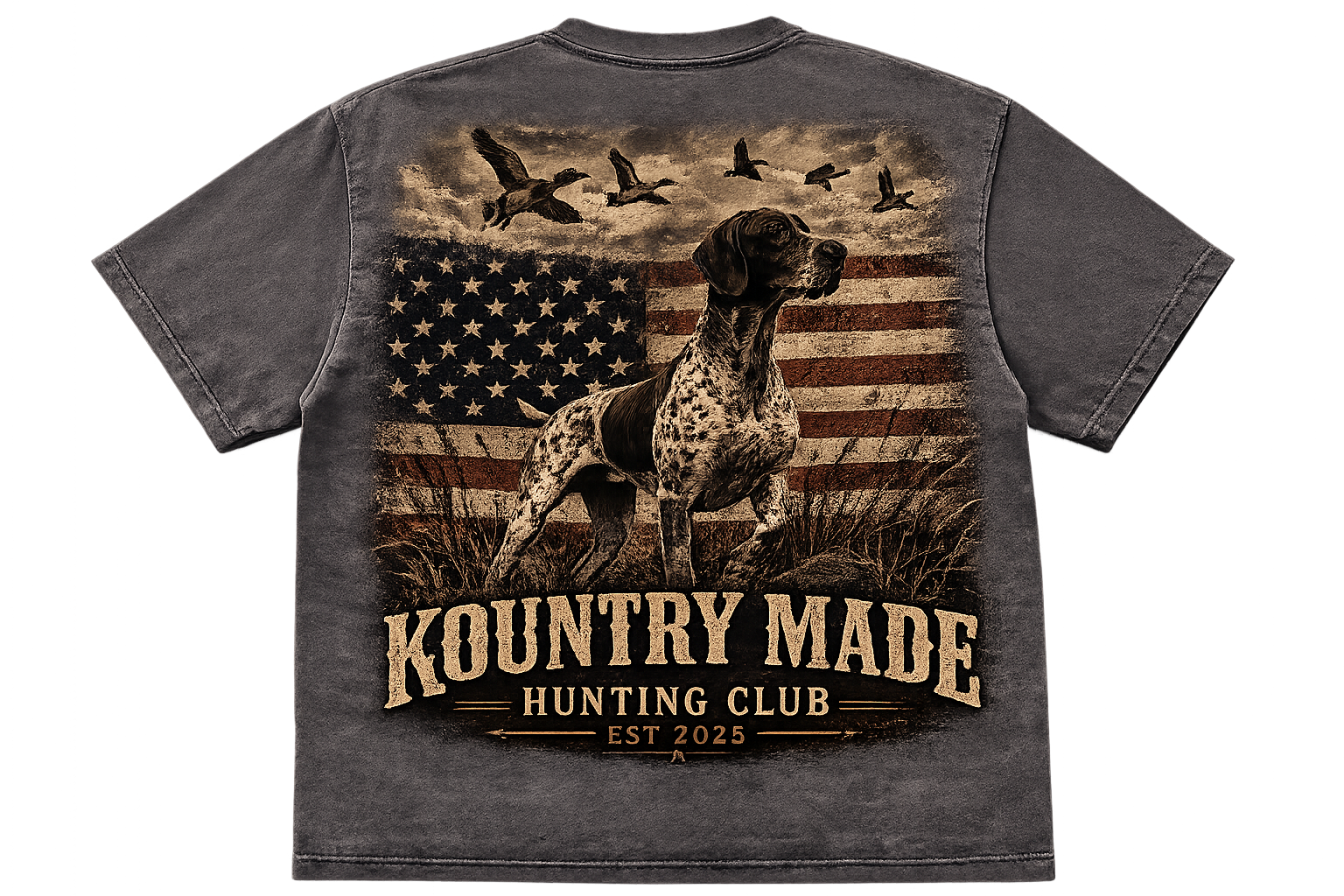 Gray “Kountry Made” T Shirt