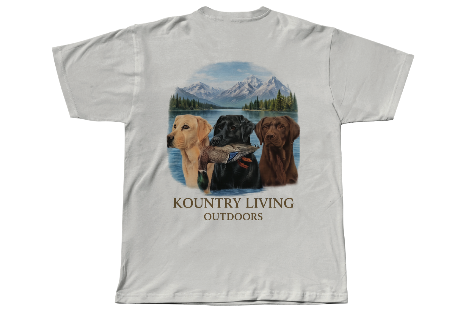 White "Kountry Living Outdoors" Shirt