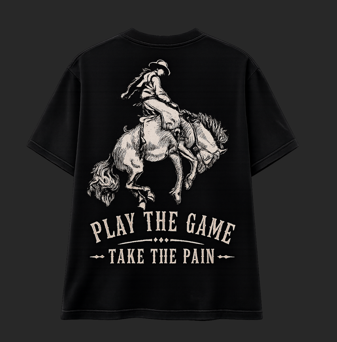 Black "Tough Country" Shirt